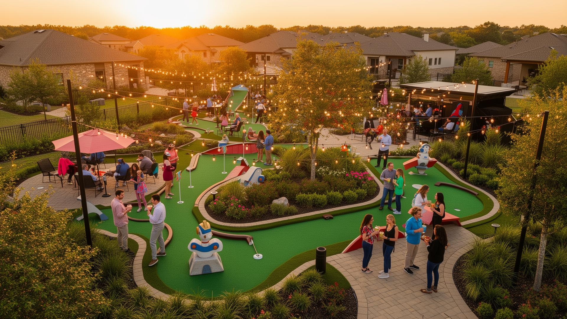 Spring Mini Golf Mini Golf, Golf Simulators & Restaurant in Spring, TX 77386 | The Sandtrap