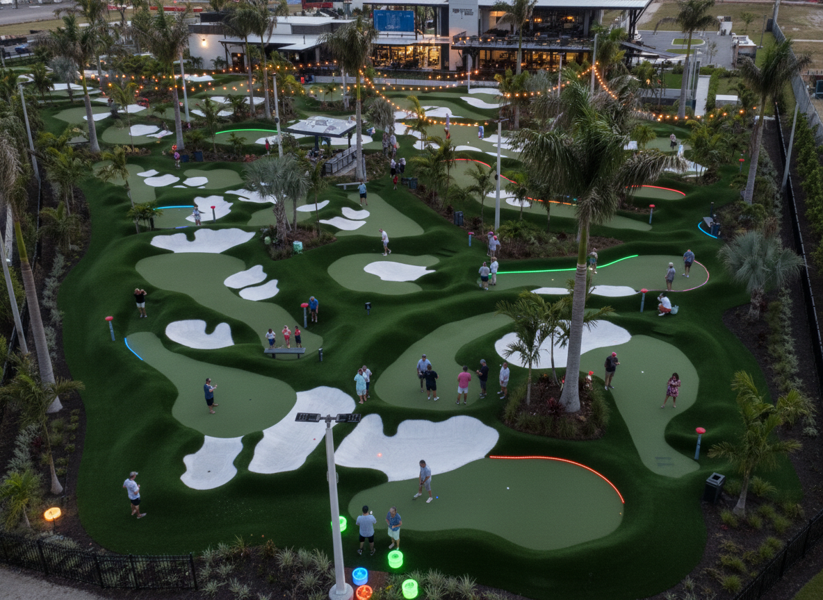 Spring Mini Golf Mini Golf, Golf Simulators & Restaurant in Spring, TX 77386 | The Sandtrap